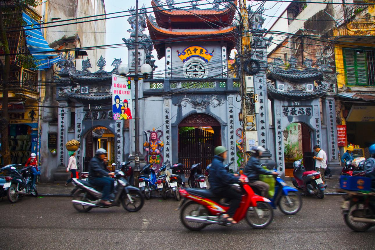 Historic gate in Northern Vietnam